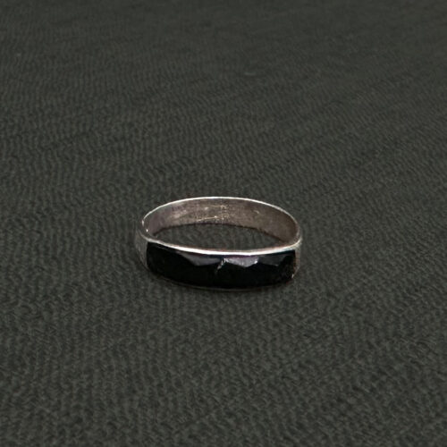 แหวนเงินBlack Sapphire 02