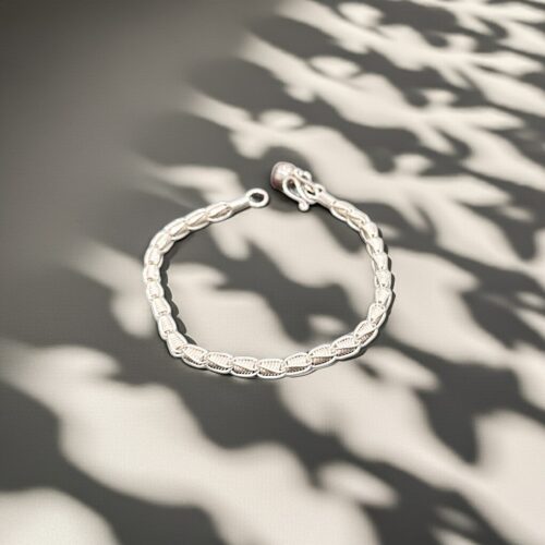 กำไลเงินแท้ ลายถัก สุดหรู