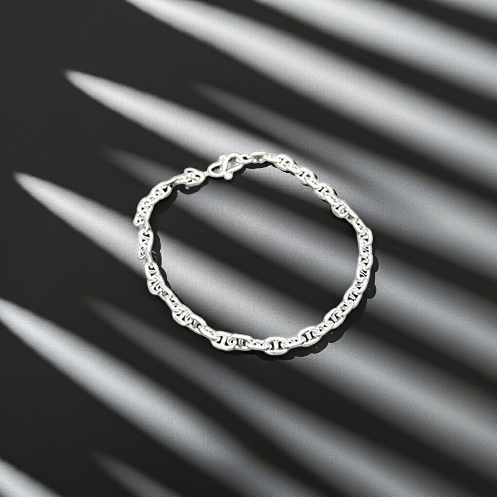 กำไลเงินแท้ ลายแบน สุดหรู