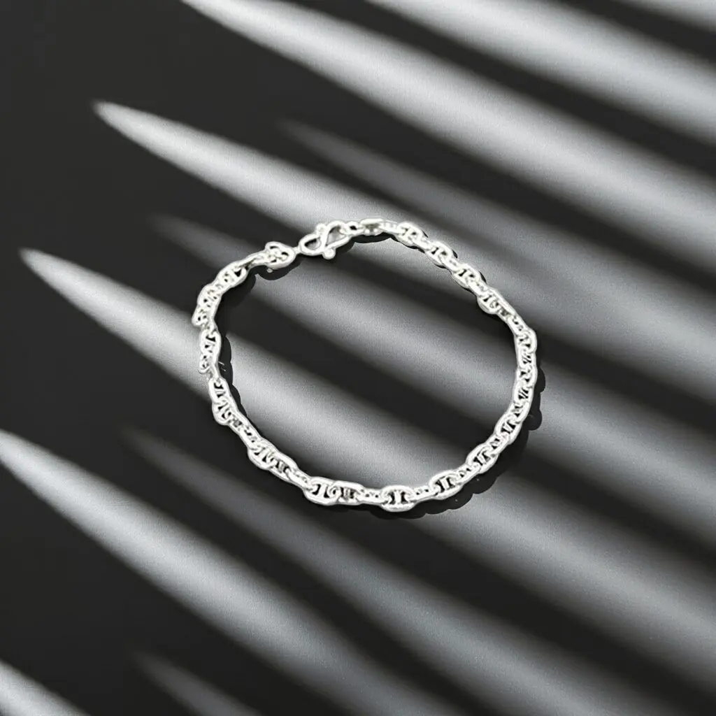 กำไลเงินแท้ ลายแบน สุดหรู